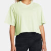 Under Armour Women's T-Shirt UA W BOXY CROP LOGO SS - Ladies