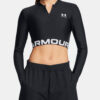 Under Armour Women's T-shirt HeatGear Rib 1/4 Zip LS - Women
