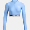 Under Armour Women's T-shirt HeatGear Rib 1/4 Zip LS - Women