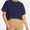 Under Armour Women's T-shirt UA W VARSITY CROP HW SS - Ladies