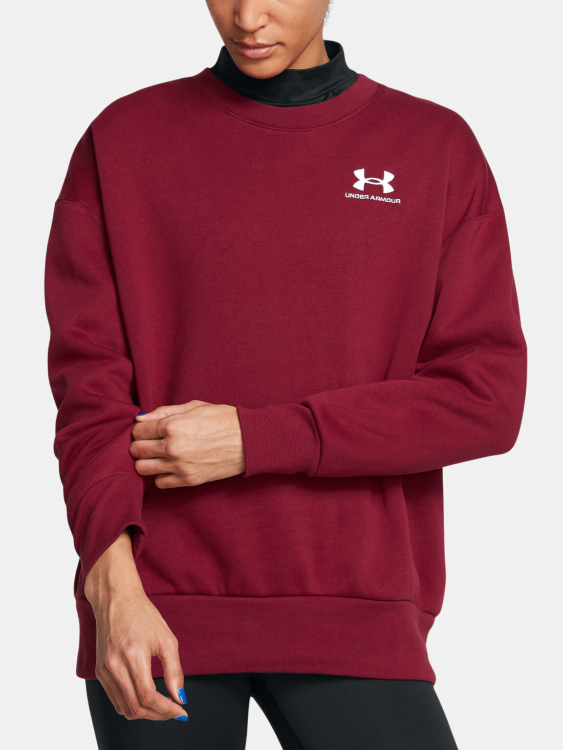 Under Armour Women's sweatshirt UA Icon Fleece OS Crew - Women's