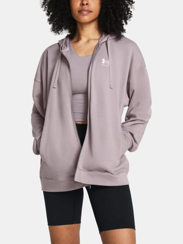 Under Armour Women's sweatshirt UA Rival Terry OS FZ Hooded - Women's