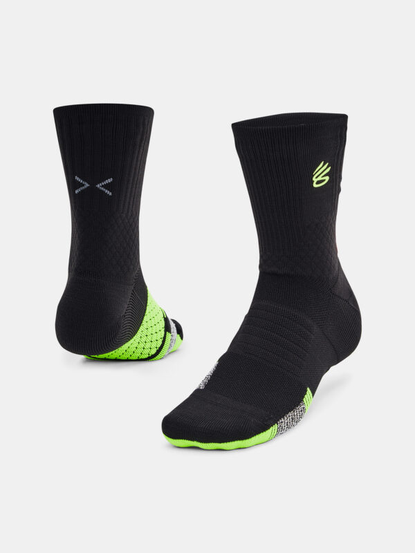 Unisex socks Under Armour Curry UA AD Playmaker 1p Mid-BLK - unisex