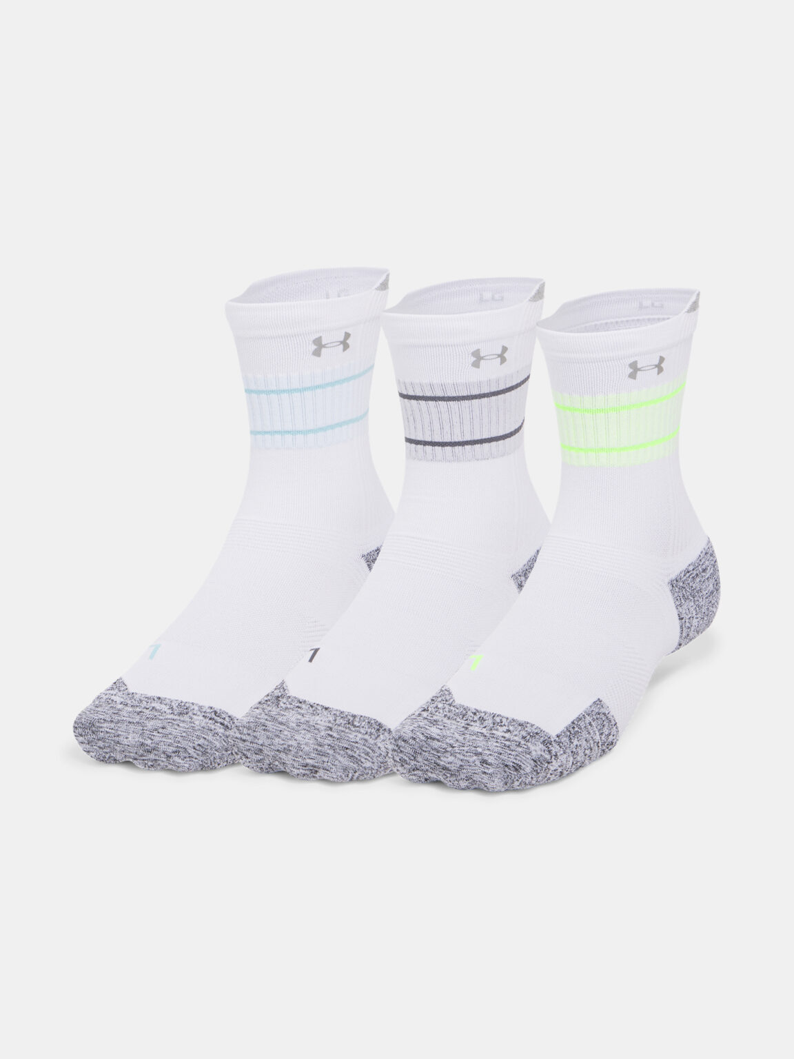 Unisex socks Under Armour UA AD Run Cushion 3pk Crew - unisex