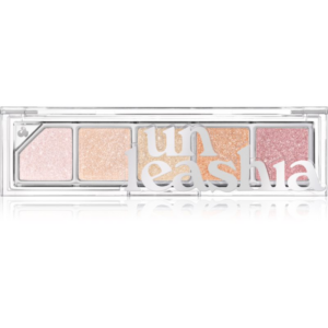 Unleashia Mood Shower Face Palette szemhéjfesték és élénkítő paletta gyöngyházfényű árnyalat NO.100 Ballerina 1 db-ár