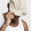 Unstructured 5-panel snapback khaki