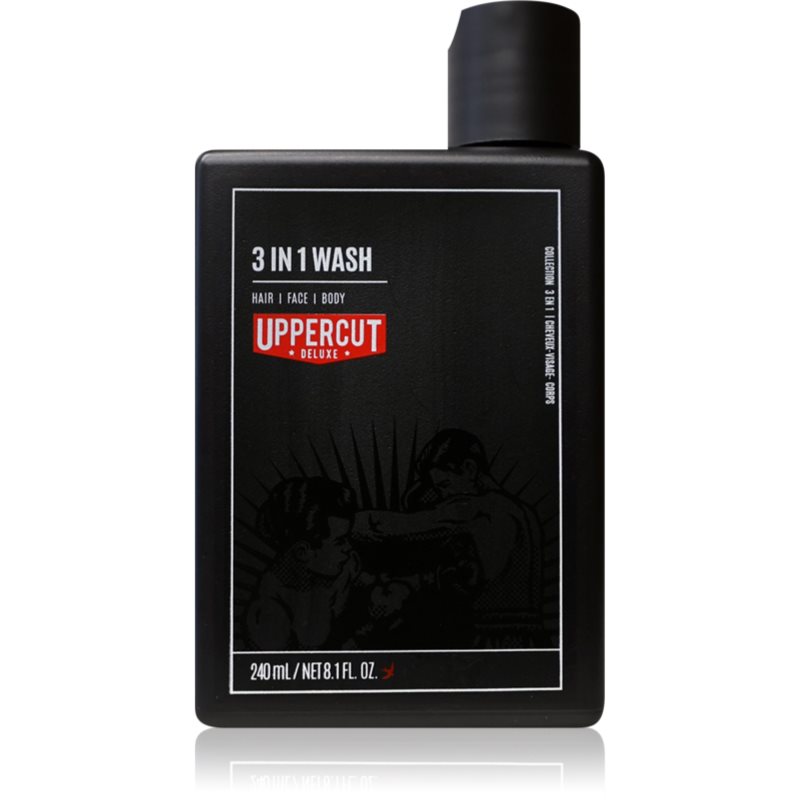 Uppercut Deluxe 3-in-1 Wash testsampon uraknak 240 ml