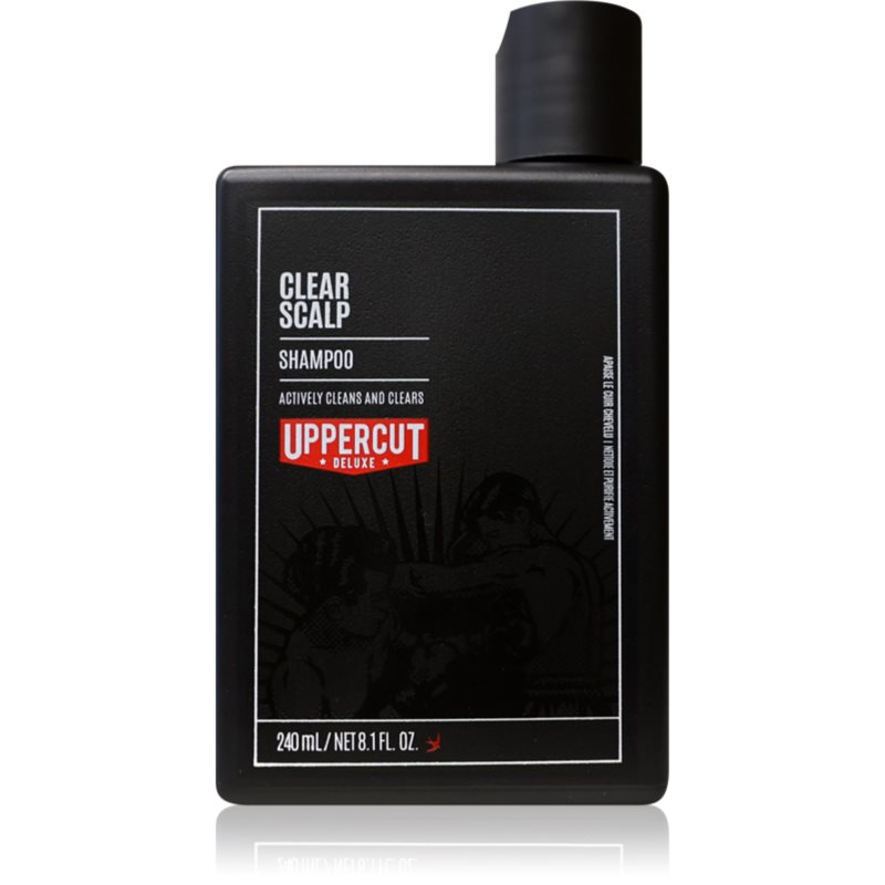 Uppercut Deluxe Clear Scalp korpásodás elleni sampon uraknak 240 ml