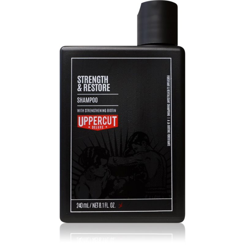 Uppercut Deluxe Strength & Restore erősítő sampon hajra uraknak 240 ml