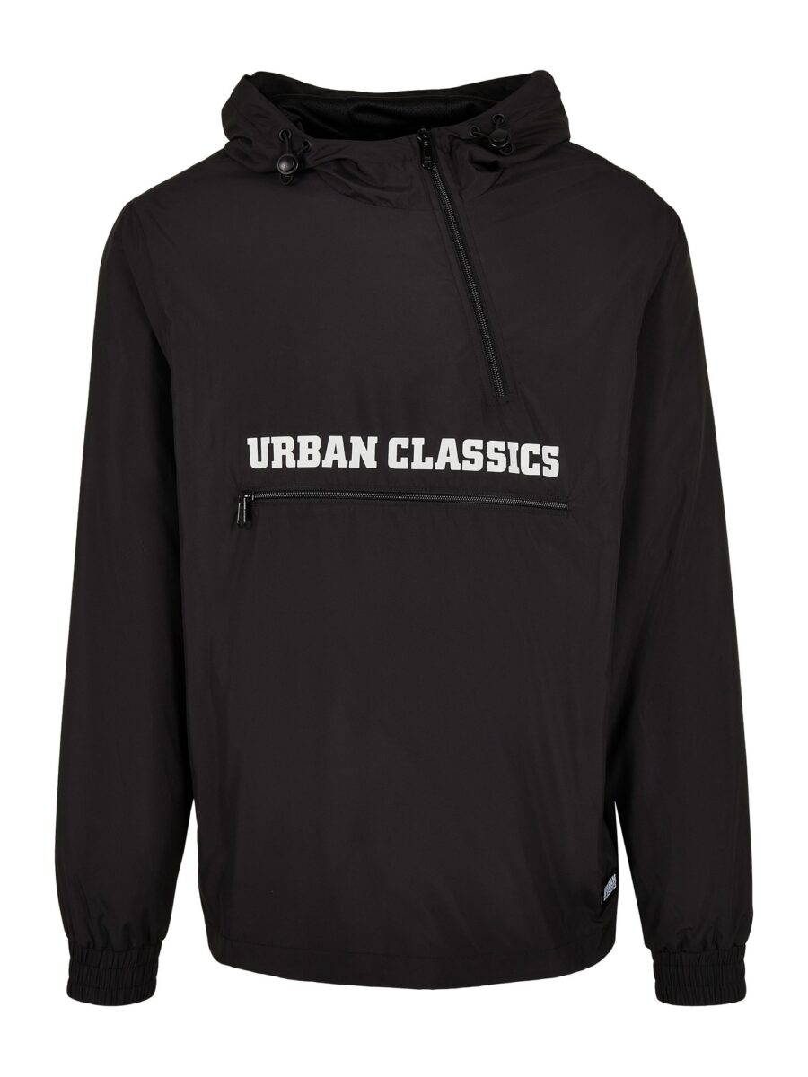 Urban Classics Átmeneti dzseki 'Commuter'  fekete / fehér-hu