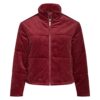 Urban Classics Átmeneti dzseki 'Corduroy Puffer Jacket'  burgundi vörös-hu