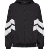 Urban Classics Átmeneti dzseki 'Crinkle Batwing'  fekete / fehér-hu