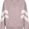 Urban Classics Átmeneti dzseki 'Crinkle Batwing'  rózsaszín / fehér-hu