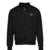 Urban Classics Átmeneti dzseki 'Diamond Quilt'  barna / fekete