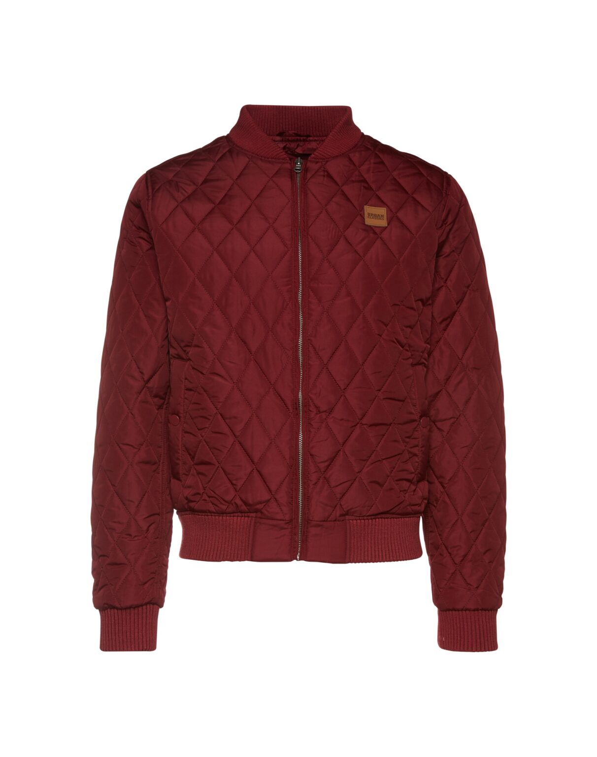 Urban Classics Átmeneti dzseki 'Diamond Quilt'  burgundi vörös