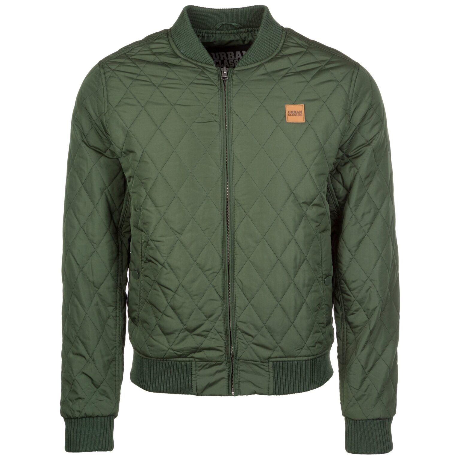 Urban Classics Átmeneti dzseki 'Diamond Quilt'  olíva