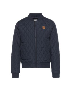 Urban Classics Átmeneti dzseki 'Diamond Quilt'  tengerészkék