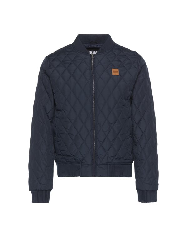 Urban Classics Átmeneti dzseki 'Diamond Quilt'  tengerészkék