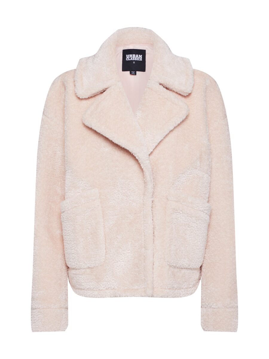 Urban Classics Átmeneti dzseki 'Sherpa Lapel'  homok-hu