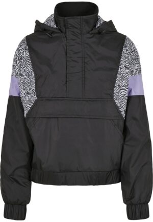 Urban Classics Átmeneti dzseki  lila / fekete / fehér-hu