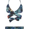 Urban Classics Bikini  kék / benzin / pasztellzöld / sötét narancssárga / fekete-hu