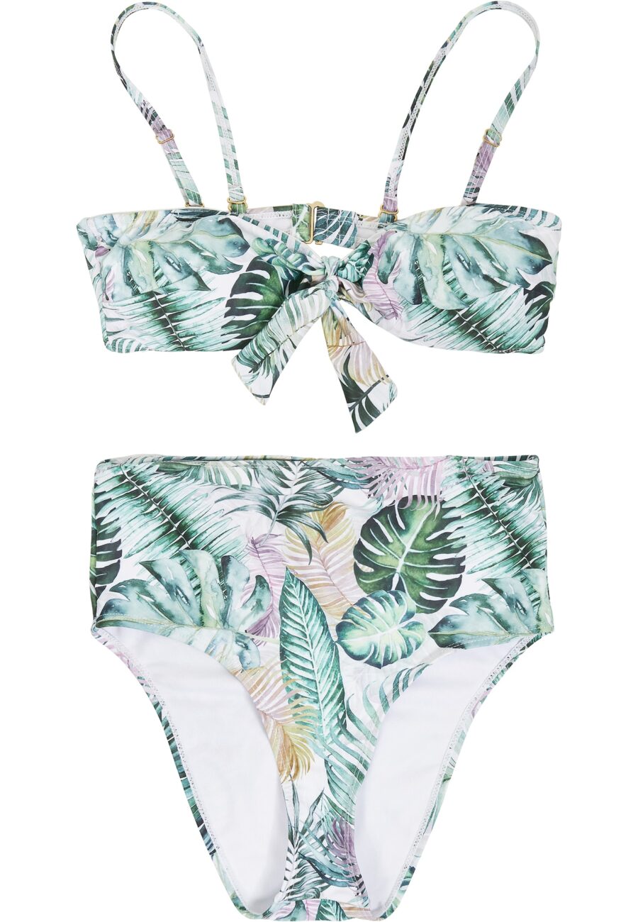 Urban Classics Bikini  sárga / zöld / rózsaszín / fehér-hu
