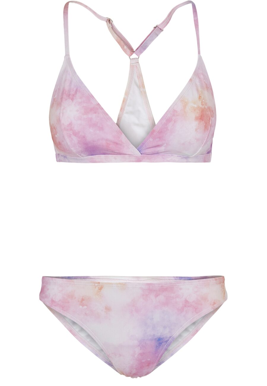 Urban Classics Bikini  világos-rózsaszín / fehér-hu
