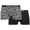 Urban Classics Boxeralsók  fekete / fehér-hu