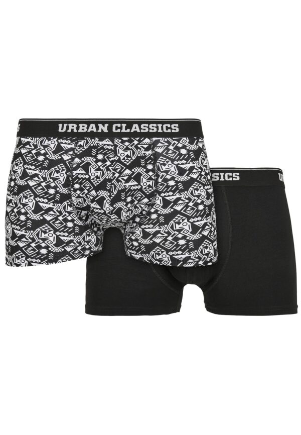 Urban Classics Boxeralsók  fekete / fehér-hu