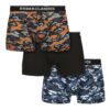 Urban Classics Boxeralsók  füstkék / galambkék / narancs / fekete-hu