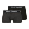 Urban Classics Boxeralsók  grafit / fekete / fehér