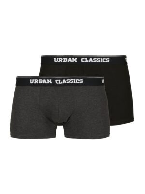 Urban Classics Boxeralsók  grafit / fekete / fehér