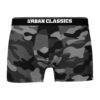 Urban Classics Boxeralsók  szürke / világosszürke / fehér