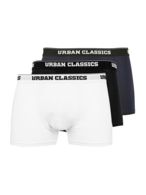Urban Classics Boxeralsók  tengerészkék / fekete / fehér-hu