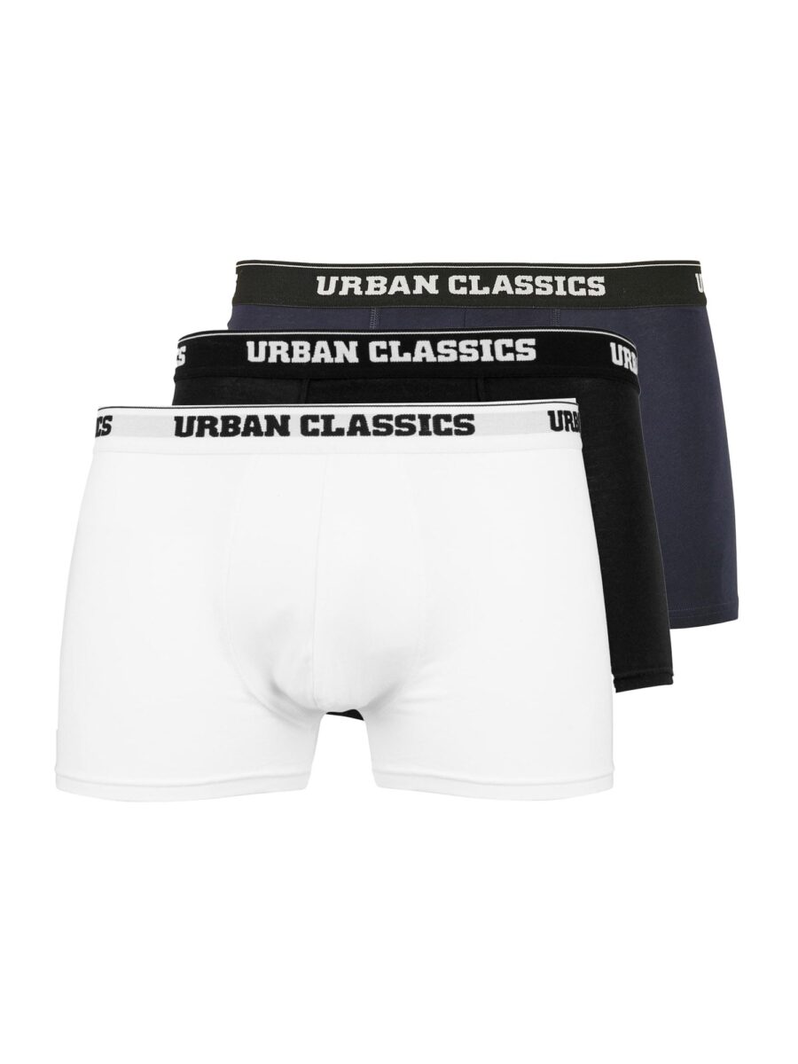 Urban Classics Boxeralsók  tengerészkék / fekete / fehér-hu