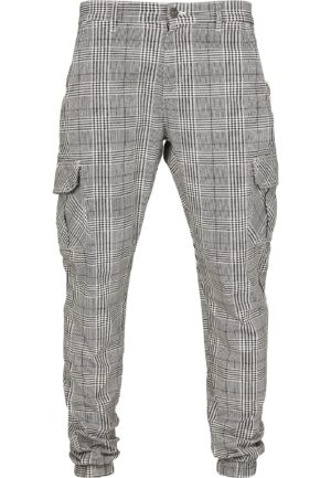 Urban Classics Cargo nadrágok  szürke melír / fehér-hu