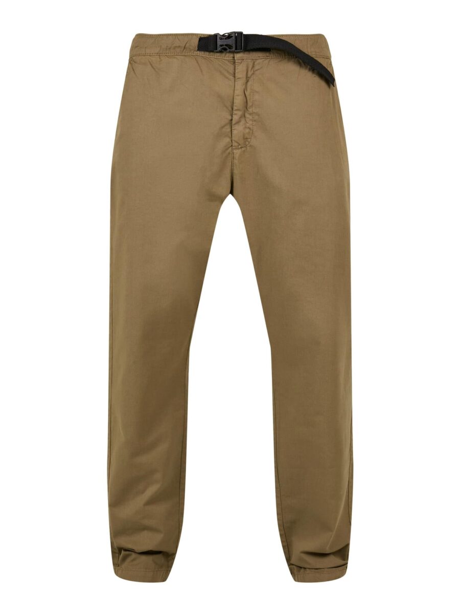 Urban Classics Chino nadrág  olíva / fekete-hu