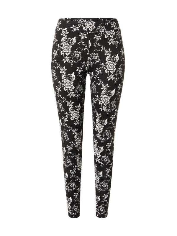 Urban Classics Leggings  fekete / fehér-Hungary