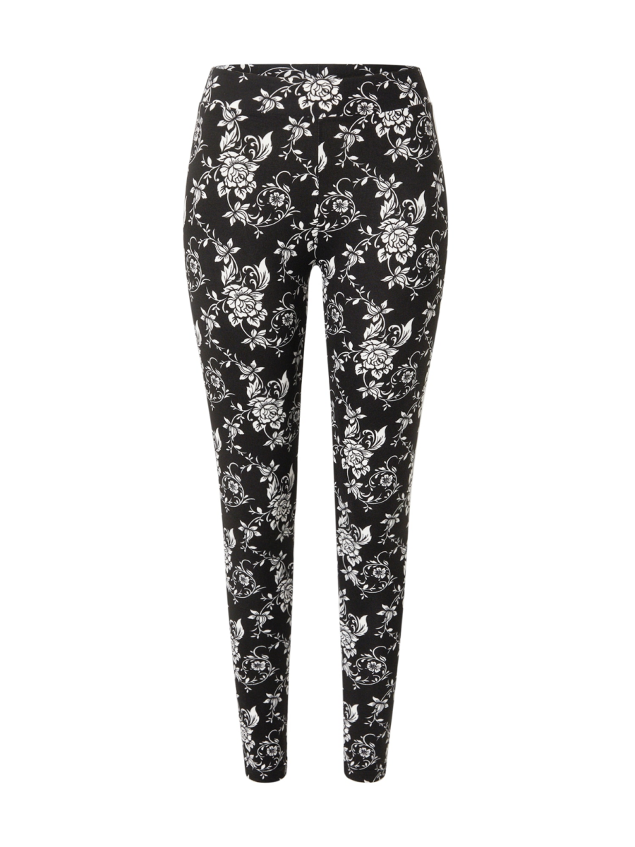 Urban Classics Leggings  fekete / fehér-Hungary