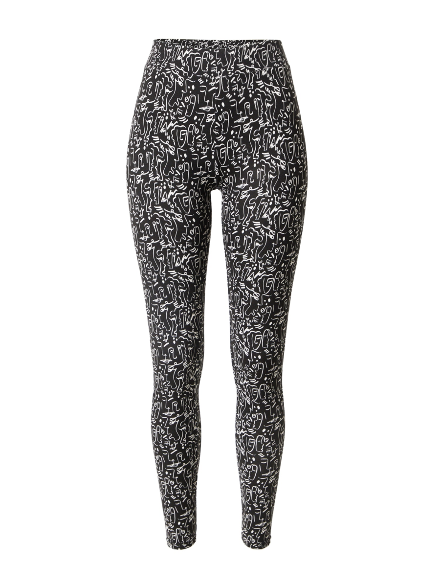 Urban Classics Leggings  fekete / fehér-Hungary