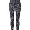 Urban Classics Leggings  fekete / fehér-hu