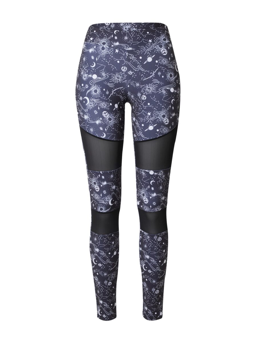 Urban Classics Leggings  fekete / fehér-hu