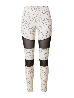 Urban Classics Leggings  fekete / gyapjúfehér-Hungary