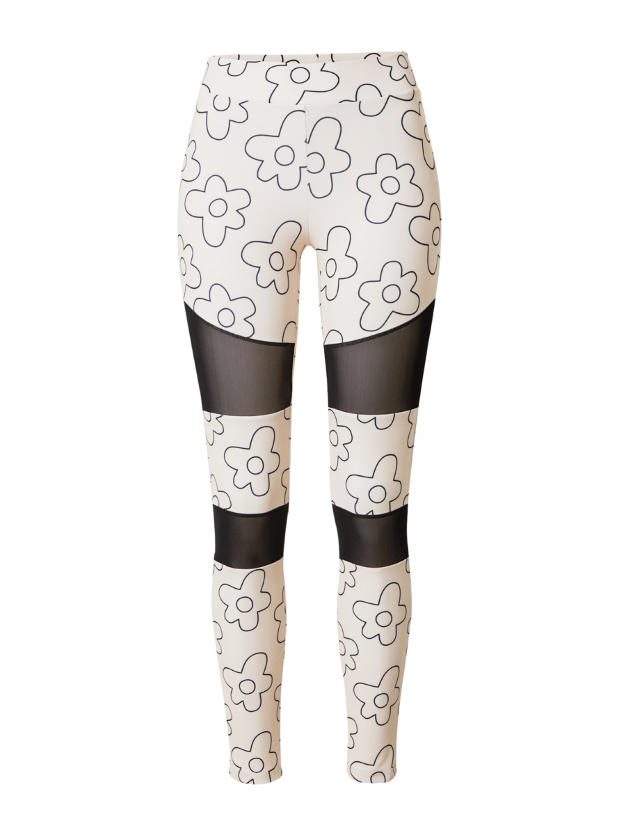 Urban Classics Leggings  fekete / gyapjúfehér-Hungary