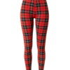 Urban Classics Leggings  piros / fekete / fehér-Hungary