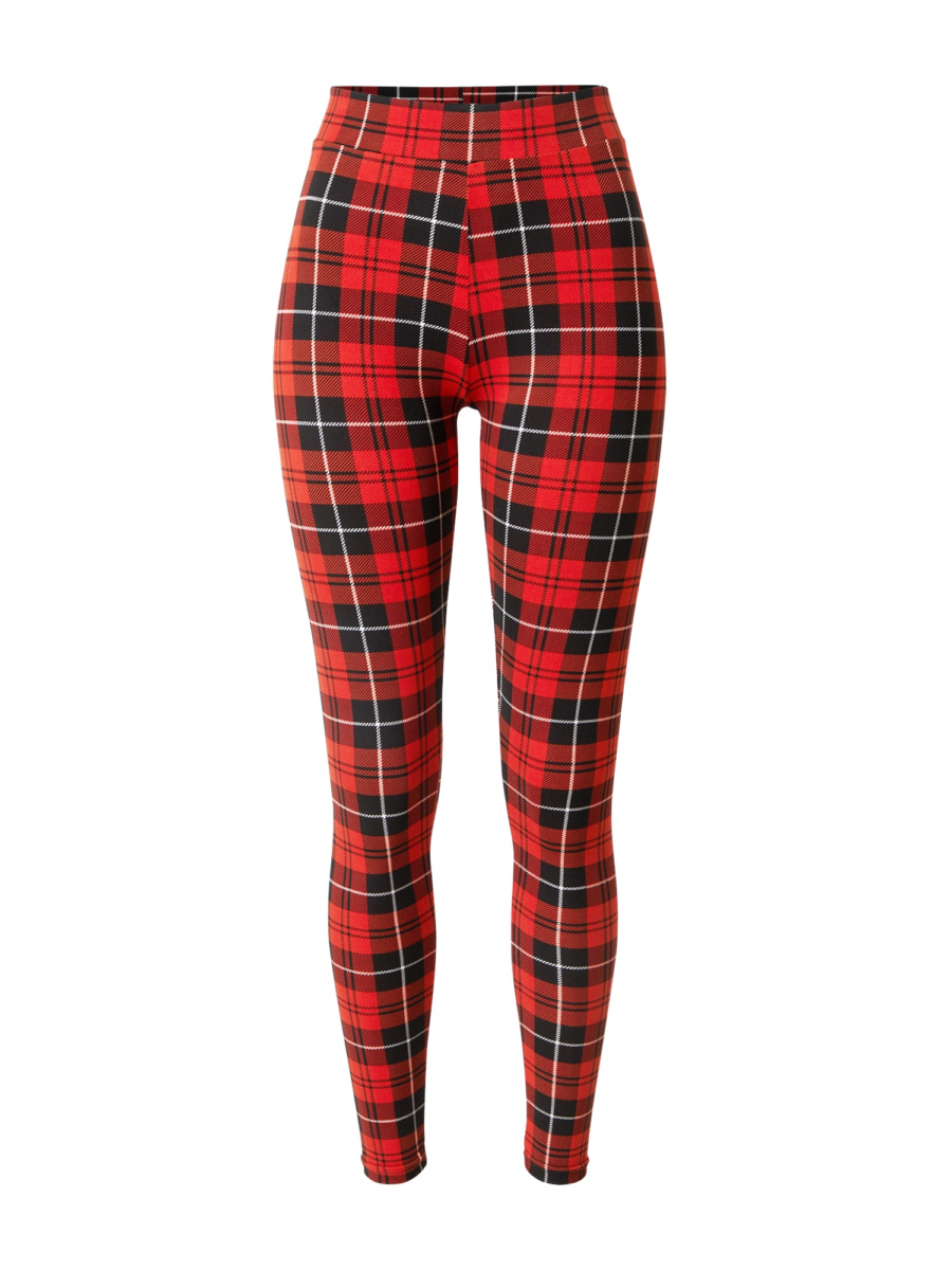 Urban Classics Leggings  piros / fekete / fehér-Hungary