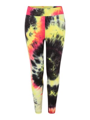 Urban Classics Leggings  sárga / rózsaszín / fekete / fehér-hu