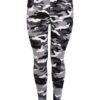 Urban Classics Leggings  szürke / fekete / fehér