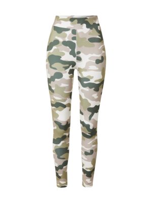 Urban Classics Leggings  testszínű / olíva / sötétzöld / fehér-hu
