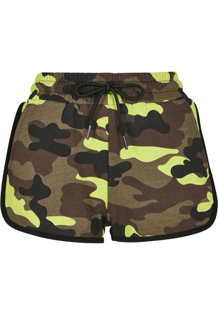Urban Classics Nadrág  neonsárga / khaki / olíva / fekete-hu